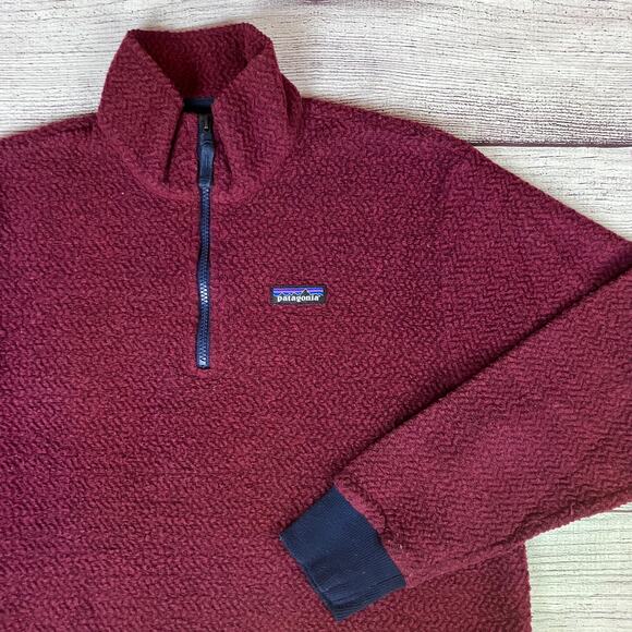 Patagonia Woolyester Fleece Quarter Zip Pullover - Picture 1 of 7
